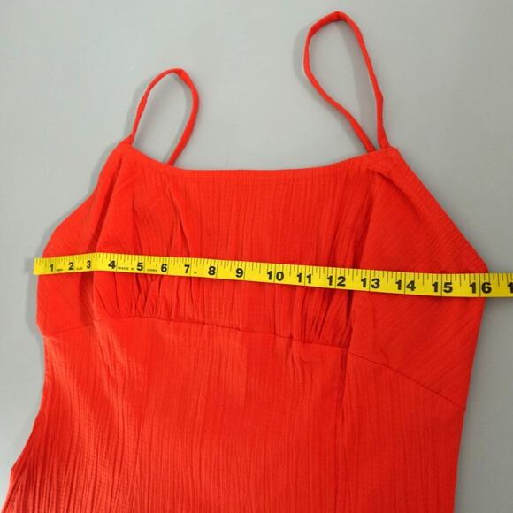 Free People Strappy Midi Dress XL Heated Open Back Beachy Boho Chic Festival - Picture 12 of 15